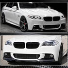 BMW 5 Series F10/F11 2010–2016 Front Bumper Lip V1 (for F10 M-Sport, Carbon) photo 4