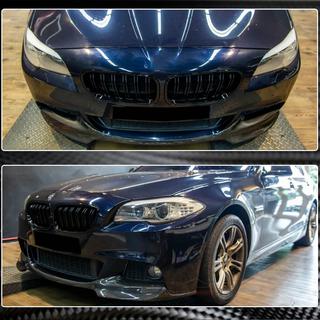 Front Bumper Lip V1 (for F10 M-Sport, Carbon) BMW 5 Series F10/F11 2010–2016 photo 3