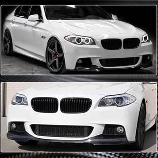 Front Bumper Lip V1 (for F10 M-Sport, Carbon) BMW 5 Series F10/F11 2010–2016 photo 4