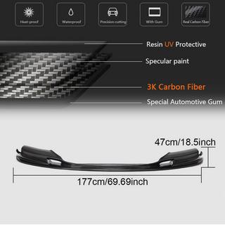 Front Bumper Lip V2 (for F10 M5, Carbon) BMW 5 Series F10/F11 2010–2016 photo 4