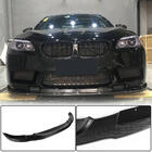 BMW 5 Series F10/F11 2010–2016 Front Bumper Lip V3 for F10 M5, Carbon photo 1