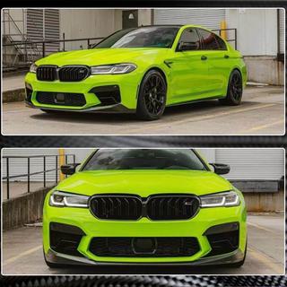 Front Bumper Lip V1 for M5 F90 2020-2024 Carbon BMW 5 Series G30/G31 2017–2023 photo 4