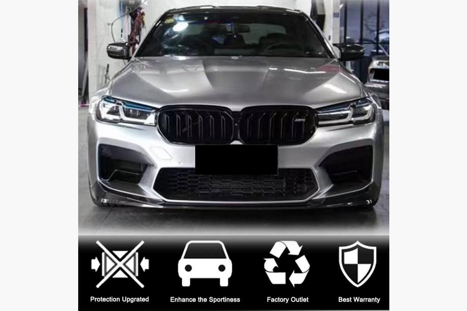 BMW 5 Series G30/G31 2017–2023 Front Bumper Lip V1 for M5 F90 2020-2024 Carbon Photo 3