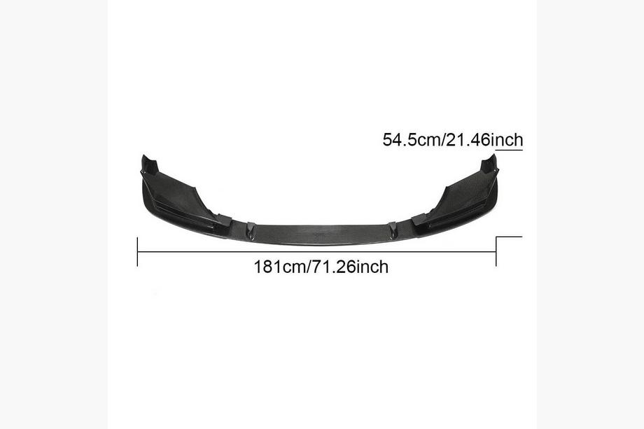 BMW 5 Series G30/G31 2017–2023 Front Bumper Lip V2 for M5 F90 2020-2024 Carbon Photo 6