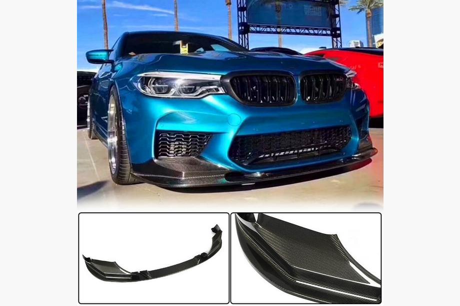 BMW 5 Series G30/G31 2017–2023 Front Bumper Lip V1 for M5 F90 2017-2020 Carbon Image