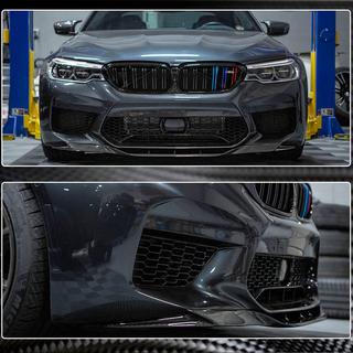 Front Bumper Lip V4 for M5 F90 2017-2020 Carbon BMW 5 Series G30/G31 2017–2023 photo 4