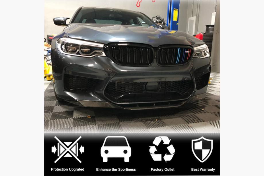 BMW 5 Series G30/G31 2017–2023 Front Bumper Lip V4 for M5 F90 2017-2020 Carbon Photo 3