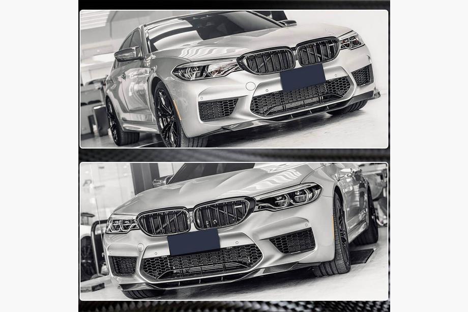 BMW 5 Series G30/G31 2017–2023 Front Bumper Lip V4 for M5 F90 2017-2020 Carbon Photo 5