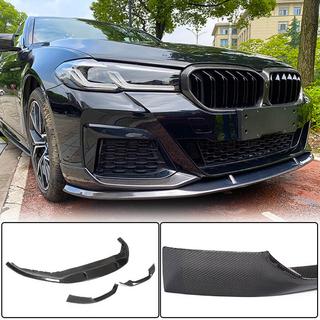 Front Bumper Lip V1 for M-Sport 2021-2024, Carbon BMW 5 Series G30/G31 2017–2023 photo 1