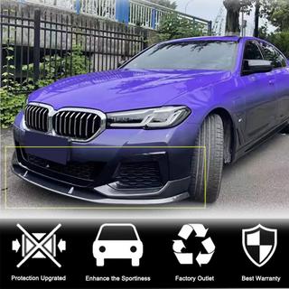 Front Bumper Lip V1 for M-Sport 2021-2024, Carbon BMW 5 Series G30/G31 2017–2023 photo 2