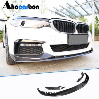 Front Bumper Lip V6 for M-Sport 2017-2020 Carbon BMW 5 Series G30/G31 2017–2023 photo 1