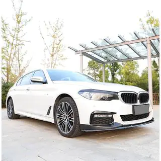 Front Bumper Lip V6 for M-Sport 2017-2020 Carbon photo 3