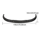 BMW 5 Series G30/G31 2017–2023 Front Bumper Lip V2 for M-Sport 2021-2024, Carbon photo 6