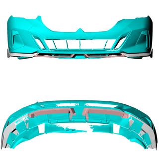 Front Bumper Lip (for M-Sport, Carbon) BMW 5/i5 Series G60/G60E/G61 2023- photo 3