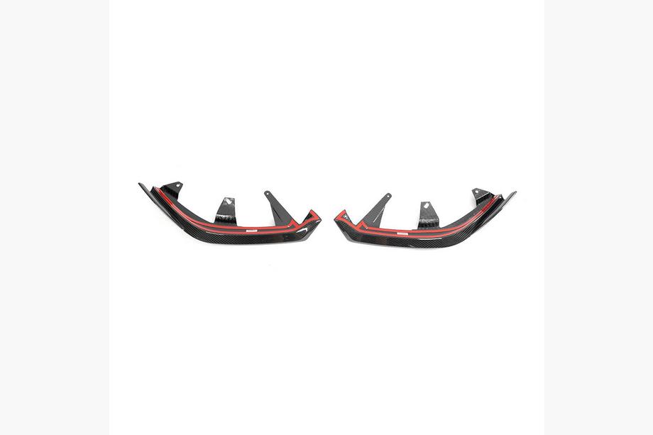 BMW 5/i5 Series G60/G60E/G61 2023- Front Bumper Lip (for M-Sport, Carbon) Photo 6