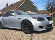 BMW 5 Series E60/E61 2003-2010 Front Bumper Lip (for M5, Carbon) photo 2