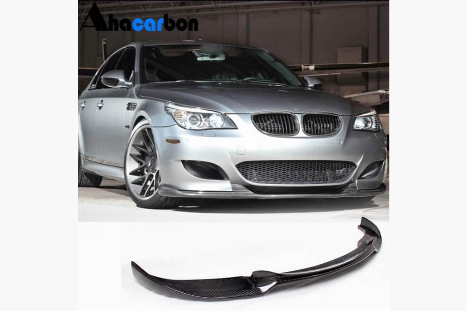 BMW 5 Series E60/E61 2003-2010 Front Bumper Lip (for M5, Carbon) Image