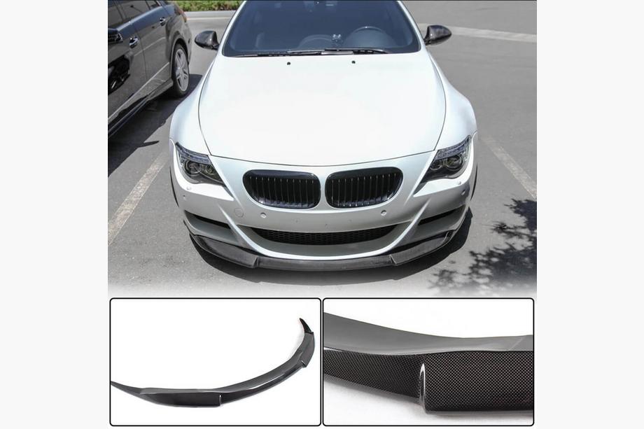 BMW 6 Series E63/E64 2003-2010 Front Bumper Lip Spoiler (for M6, Carbon) Image
