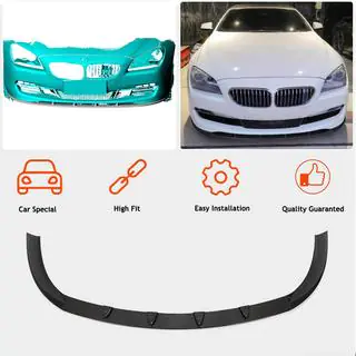 Front Bumper Lip Spoiler (for Base 2011-2014, Carbon) photo 2