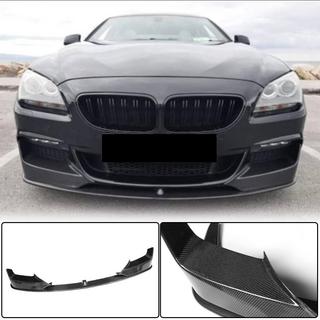 Front Bumper Lip V1 (for M-Sport, Carbon) BMW 6 Series F12/F13/F06 2011-2018 photo 1