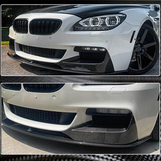 Front Bumper Lip V1 (for M-Sport, Carbon) BMW 6 Series F12/F13/F06 2011-2018 photo 3
