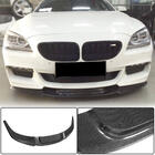 BMW 6 Series F12/F13/F06 2011-2018 Front Lip V2 for M-Sport, Carbon photo 1