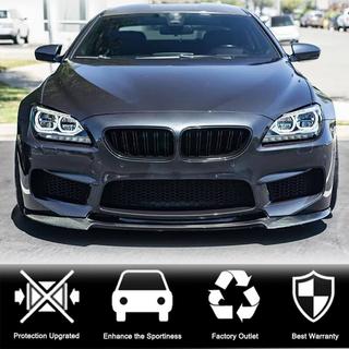 Front Bumper Lip V1 for M6, Carbon BMW 6 Series F12/F13/F06 2011-2018 photo 3
