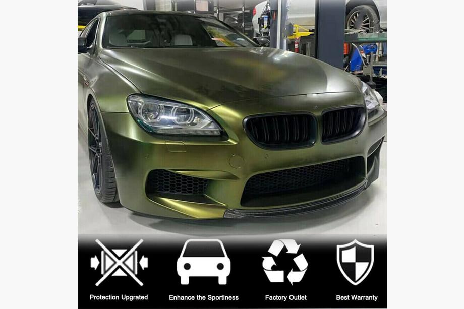 BMW 6 Series F12/F13/F06 2011-2018 Front Bumper Lip V2 for M6, Carbon Photo 3