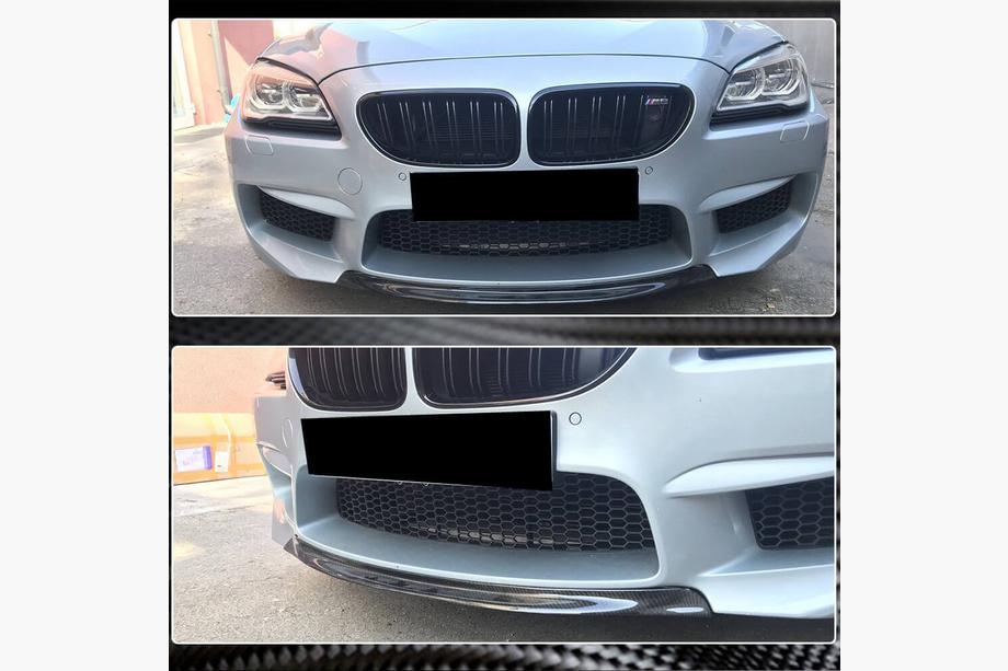 BMW 6 Series F12/F13/F06 2011-2018 Front Bumper Lip V2 for M6, Carbon Photo 4
