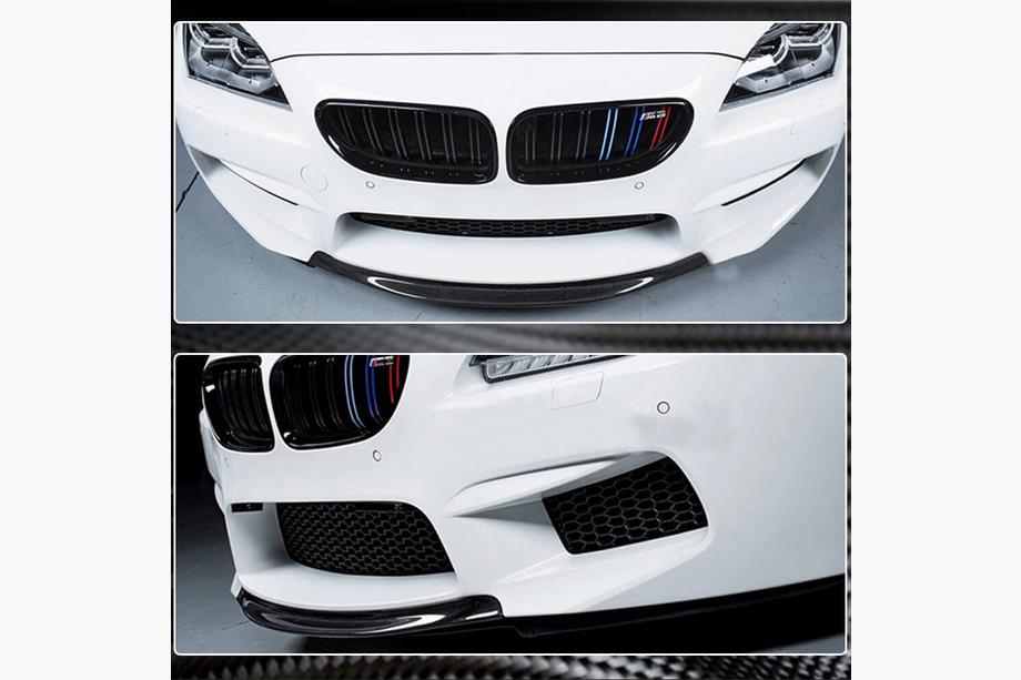 BMW 6 Series F12/F13/F06 2011-2018 Front Bumper Lip V2 for M6, Carbon Photo 5