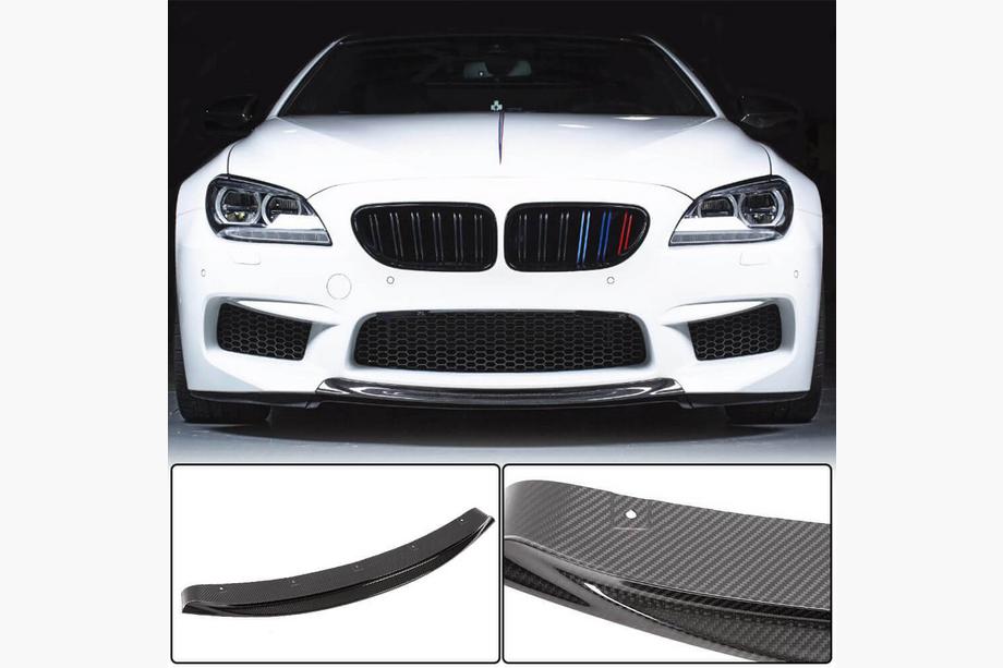 BMW 6 Series F12/F13/F06 2011-2018 Front bumper lip Dry Carbon V6 Image
