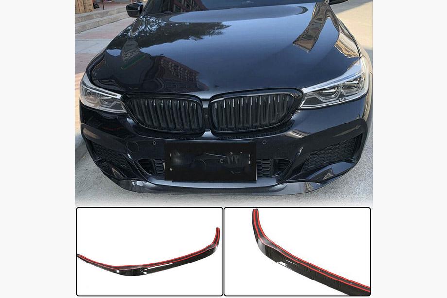 BMW 6 Series G32 2017- Front Bumper Lip for M-Sport 2017-2020 Carbon Image