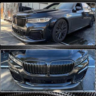 Front Bumper Lip V1 for M-Sport 2019-2022 Carbon photo 4