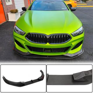 Front Bumper Lip V1 (for M-Sport, Carbon) BMW 8 Series G14/G15/G16 2018- photo 1