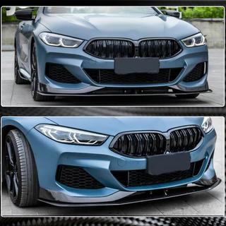 Front Bumper Lip V1 (for M-Sport, Carbon) BMW 8 Series G14/G15/G16 2018- photo 4