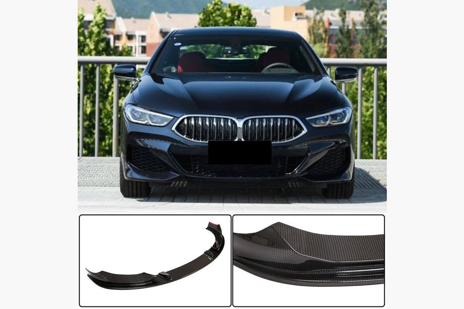 BMW 8 Series G14/G15/G16 2018- Front Lip V2 for M-Sport, Carbon Image