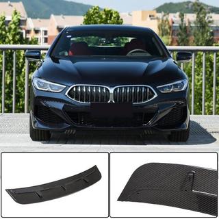 Front Bumper Lip V4 (for M-Sport, Carbon) BMW 8 Series G14/G15/G16 2018- photo 1