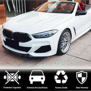 Front Bumper Lip V5 (for M-Sport, Carbon) BMW 8 Series G14/G15/G16 2018- photo 2