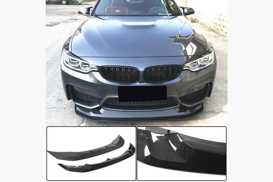 BMW 3 Series F30/F31 2012-2019 Front Bumper Lip V3 for F80 Carbon Photo 1