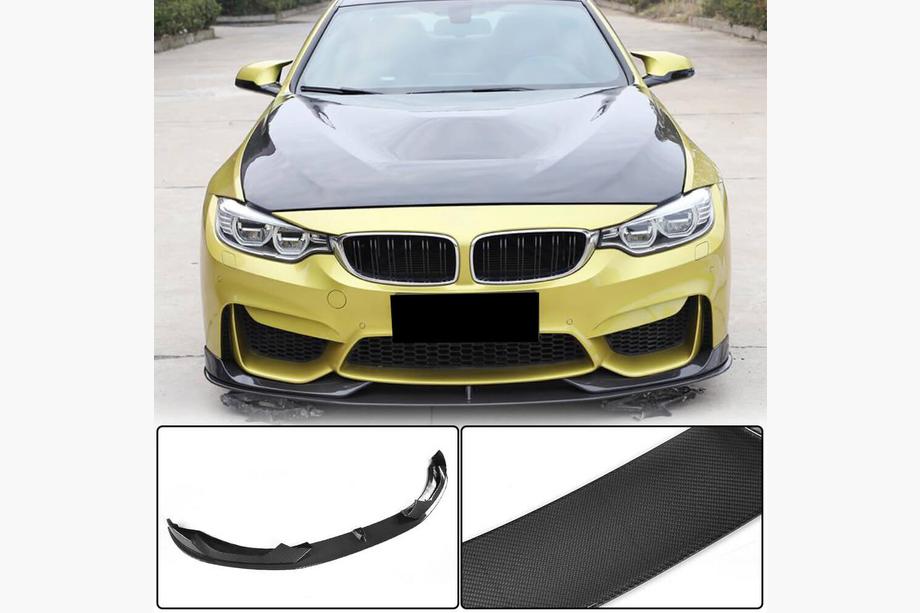 BMW 3 Series F30/F31 2012-2019 Front Bumper Lip V2 for F80 Carbon Image