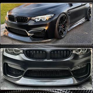Front Bumper Lip V7 for F80 Carbon BMW 3 Series F30/F31 2012-2019 photo 4