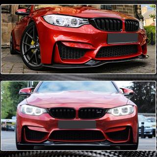 Front Bumper Lip V9 for F80 Carbon BMW 3 Series F30/F31 2012-2019 photo 3