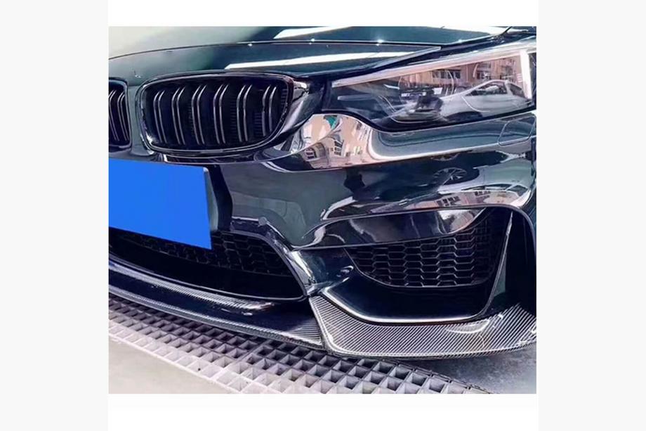 BMW 3 Series F30/F31 2012-2019 Front Bumper Lip V10 for F80 Carbon Photo 3