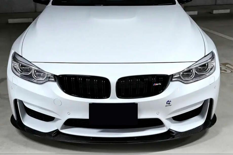 BMW 4 Series F32/F33/F36 2012-2020 Front Bumper Lip V4 for F82/F83, Carbon Photo 3
