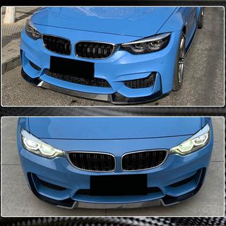 Front Bumper Lip V8 for F82/F83, Carbon BMW 4 Series F32/F33/F36 2012-2020 photo 3