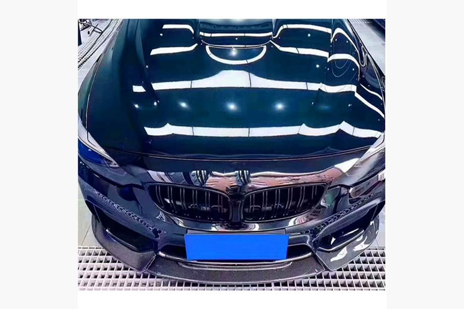 BMW 4 Series F32/F33/F36 2012-2020 Front Bumper Lip V10 for F82/F83, Carbon Photo 4