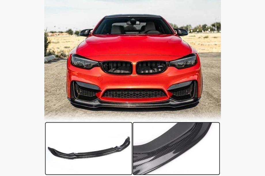 BMW 3 Series F30/F31 2012-2019 Front Lip V14 for F80, Carbon Photo 2