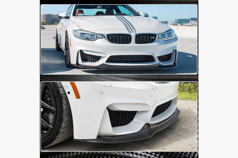 BMW 3 Series F30/F31 2012-2019 Front Lip V14 for F80, Carbon Photo 4