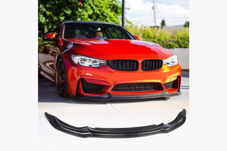 BMW 4 Series F32/F33/F36 2012-2020 Front bumper lip FRP V17 (for F82/F83) Image