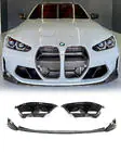 BMW 3 Series G20/G21 2018- Front Bumper Lip V5 for G80 Carbon photo 1